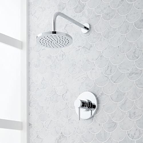 Signature Hardware 483905 Lexia Pressure Balance Shower Set - Less Rough in Chrome Showers Shower Only Pressure Balanced