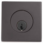 Emtek Square Brass Modern Single Cylinder Keyed Entry Deadbolt - *Tools Hardware & Misc