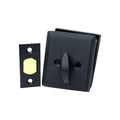Emtek Flat Black Deadbolt 8468US19
