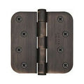 Emtek 91034 4" x 4" Plain Bearing 5/8" Radius Corners Mortise Hinge - Pair, Oil Rubbed Bronze