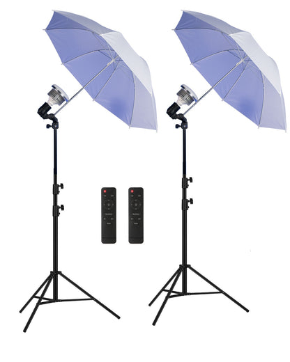 See Desc Sunpak - Bi-Color Studio Light Kit - Black