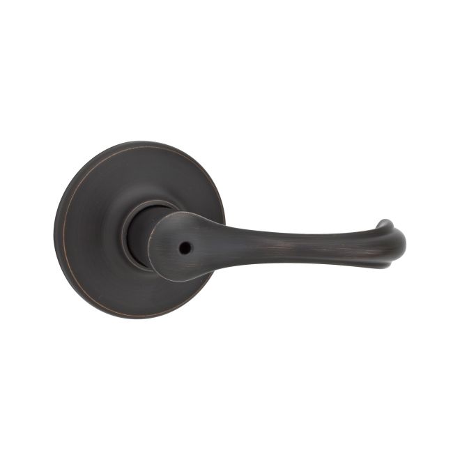 Kwikset 300DNL Maximum Series Dorian Privacy Door Leverset Venetian Bronze