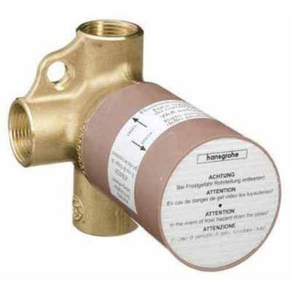 Hansgrohe 15984 Trio 3/4" 2-Way Diverter Rough in Valve with Shared Function Valves Rough in Valves