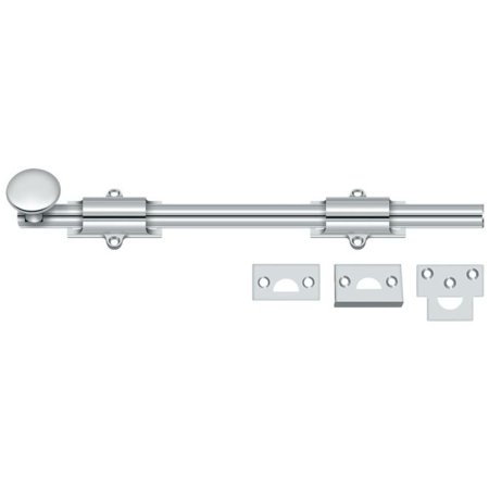 Deltana 12SB26 HD Solid Brass 12-Inch Surface Bolt