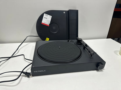 See Desc Used Victrola Stream Onyx 2-Speed Wireless Turntable - Works with Sonos - Black