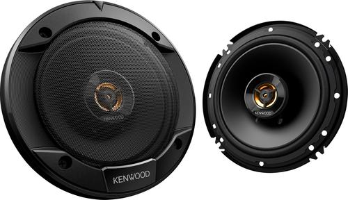 Crack See Desc Kenwood - Road Series 6-1/2" 2-Way Car Speakers with Cloth Cones (Pair) - Black