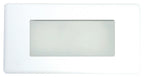 ELCO Lighting ELST11W Open Faceplate Step Light Cover White