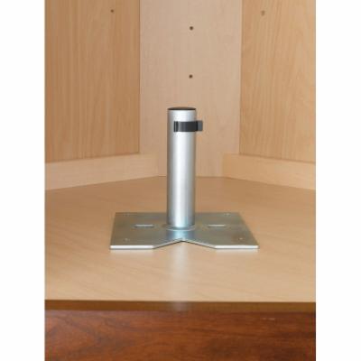 Rev-a-Shelf BM1-VL-04-52 Value Line 4" Tall Bottom Mount Hardware for Single Lazy Susan