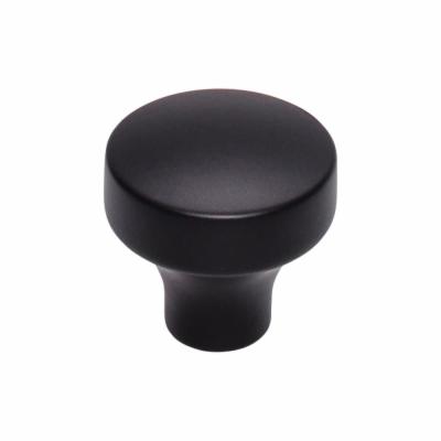 6 Top Knobs TK901 Kinney 1-1/4 Inch Mushroom Cabinet Knob Black - *Tools Hardware & Misc