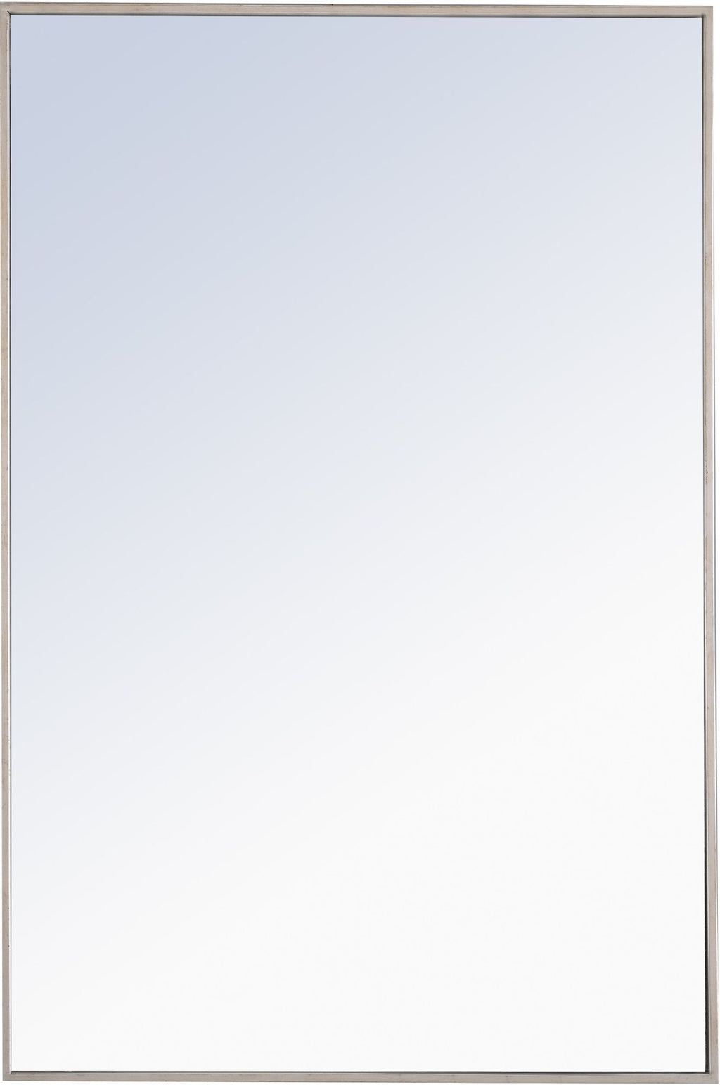 Elegant Decor Monet 42’’ x 28’’ Rectangle Metal Frame Mirror in Silver - *Home Decor & Curtains