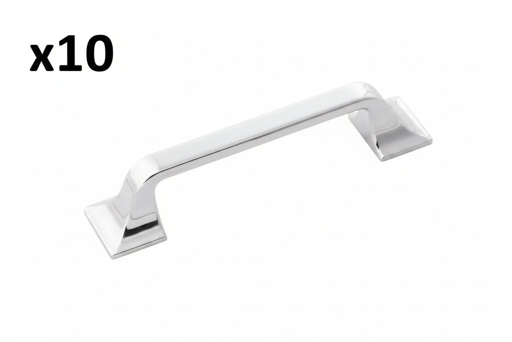 10 x Hickory Hardware H076701-CH 96 Mm Center to Center Forge Pull Chrome