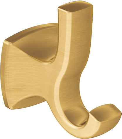 Moen Voss Brushed Gold Double Robe Hook