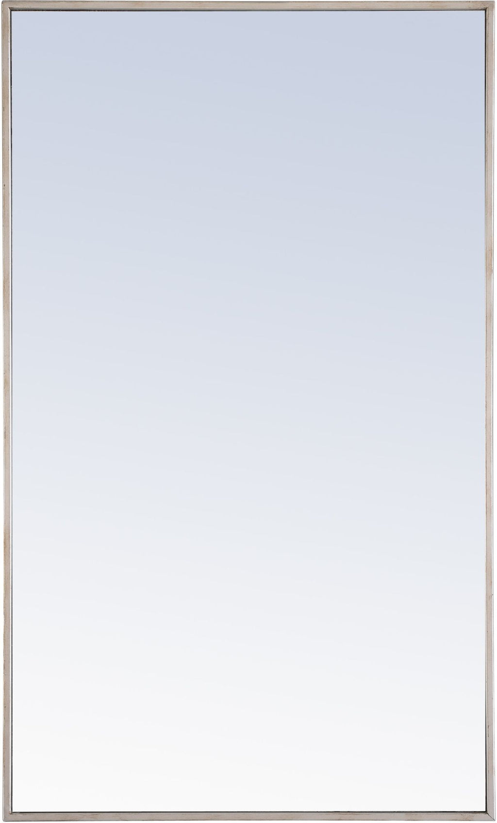 Elegant Decor Monet 40’’ x 24’’ Rectangle Metal Frame Mirror in Silver - *Home Decor & Curtains