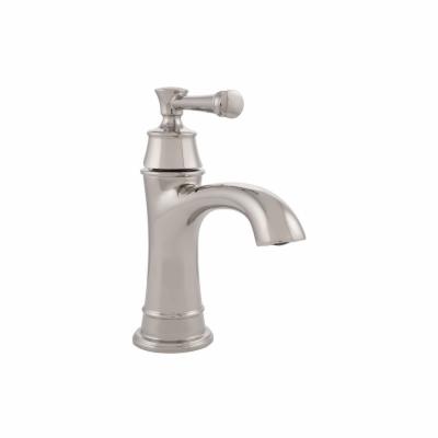 Beasley Single Handle Mid Arc Single Hole Bathroom Faucet with Spot Resistant in Polished Nickel - *Plumbing