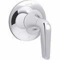 Kohler K-T22031-4 Tempered Single Handle Volume Control Valve Trim - Less Valve Polished Chrome Showers Volume Control Trims Single Handle