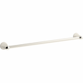Kohler K-21953 Tempered 24’’ Towel Bar Vibrant Polished Nickel Bathroom Hardware and Accessories Bathroom Hardware