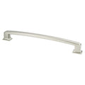 Berenson 2034 Hearthstone 12’’ Center to Center Farmhouse Traditional Square Lines Appliance Handle / Pull Brushed