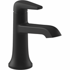 Kohler K-22022-4 Tempered 1.2 GPM Single Hole Bathroom Faucet with Pop-up Drain Assembly Matte Black Faucet Bathroom Sink Faucets Single Handle