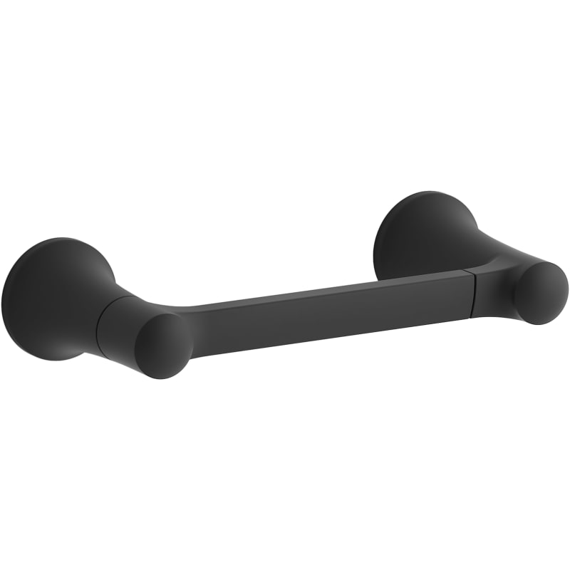 Kohler K-21954 Tempered Wall Mounted Pivoting Toilet Paper Holder Matte Black - *Tools Hardware & Misc