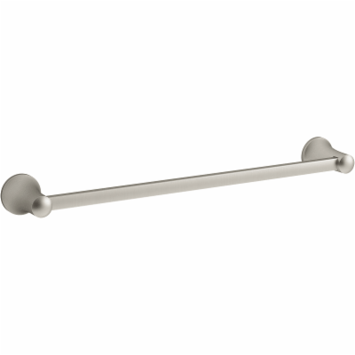Kohler K-21952 Tempered 18" Towel Bar Vibrant Brushed Nickel