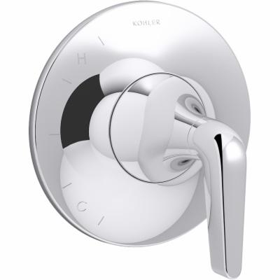 Kohler Tempered Pressure Balanced Valve Trim Only with Single Lever Handle - Less Rough In