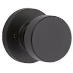 Kwikset 788PSKRDT Pismo Non-Turning One-Sided Dummy Door Knob with Round Rose Matte Black