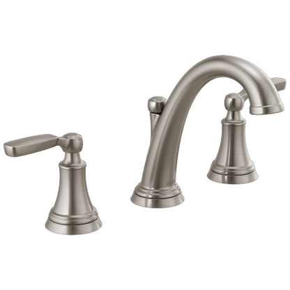 Delta Woodhurst 8 in. Widespread 2-Handle Bathroom Faucet in Stainless