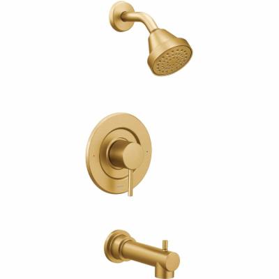 See Desc Moen T2193 Posi-Temp Pressure Balanced Tub and Shower Trim with 2.5 GPM Shower Head and Tub Spout from the Align Collection (Less Valve)