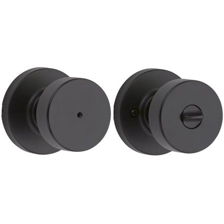 Kwikset Pismo Privacy Locking Door Knob Interior Handle with Keyless Lock