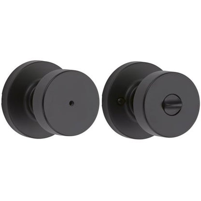 Kwikset Pismo Privacy Locking Door Knob Interior Handle with Keyless Lock