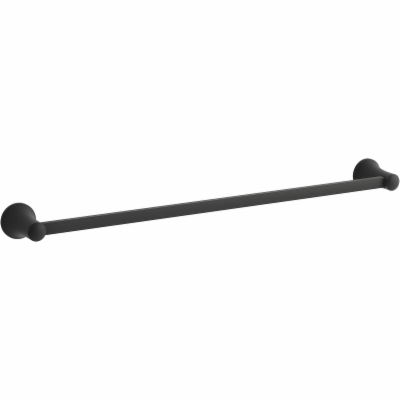 Kohler K-21953 Tempered 24" Towel Bar Matte Black