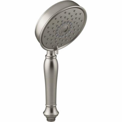KOHLER 22163-BN Bancroft Multi-Function Handshower, Handheld Showerhead with 3 Spray Settings, 2.5 GPM, Vibrant Brushed Nickel