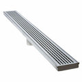 LUXE Linear Drains Linear Grid Shower Drain in Gray Size 26.0 H X 0.81 W X 3.19 D in - *Plumbing