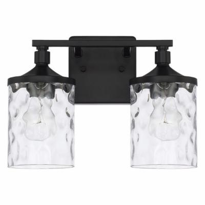Capital Colton 10 High Matte Black 2-Light Wall Sconce