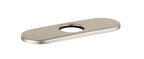 hansgrohe Base Plate for Contemporary Single-Hole Faucets, 6" Upgrade 6-inch Modern Base Plate for Bathtub Faucet in Brushed Nickel, 06490820