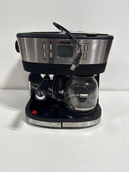 Used Bella PRO - Combo 19-Bar Espresso and 10-Cup Drip Coffee Maker - Stainless Steel