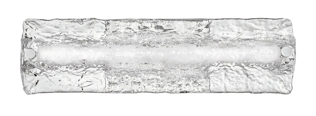 Hinkley Lighting 52092 Lucent 18" Wide ADA Integrated LED Bath Bar with Lava Glass Shade Chrome
