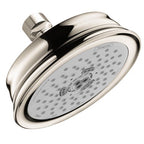 Hansgrohe 04070 Croma 100 Classic Multi Function 2.5 GPM Shower Head Polished Nickel