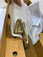 Signature Hardware 441380 Marconi Left Handed Solid Brass Full Plate Keyed Entry Single Cylinder Door Handleset