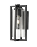 Z-Lite 5013S Aura 13" Tall Marine Grade Outdoor Wall Sconce Black Outdoor Lighting Wall Sconces