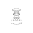 Sloan 306125 F5A 3/4 Spud Coupling 0306125