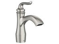 Moen Hamden Spot Resist Brushed Nickel One-Handle High Arc Bathroom Faucet