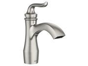 Moen Hamden Spot Resist Brushed Nickel One-Handle High Arc Bathroom Faucet