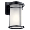 Kichler Lighting Toman 10 Inch Tall Outdoor Wall Light Toman - 49686BK - Craftsman-Mission