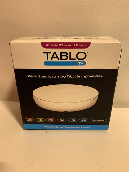 Tablo - 4th Gen, 4-Tuner, 128GB Over-the-Air DVR & Streaming Player - White