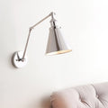 JONATHAN Y Lighting JYL7461 Rover Single Light 7" Tall LED Adjustable Wall Sconce Chrome