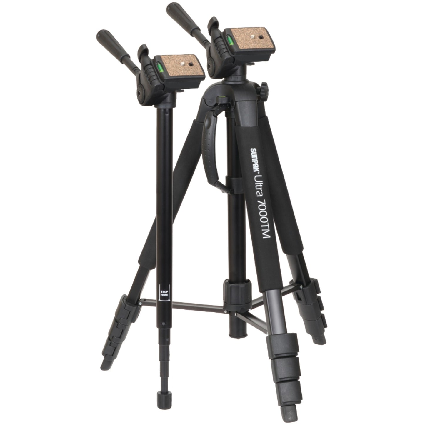 See Desc Sunpak - PlatinumPlus Ultra 7000 2-in-1 70" Tripod and Monopod - Silver