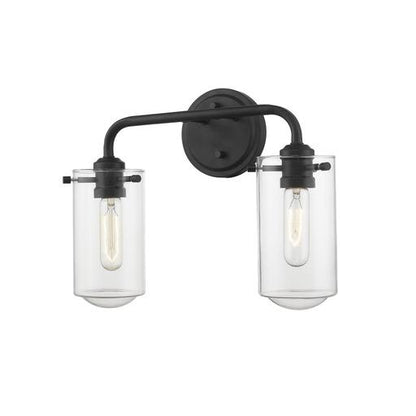 Z-Lite Delaney  471-2V-MB 2 Light Vanity, Matte Black