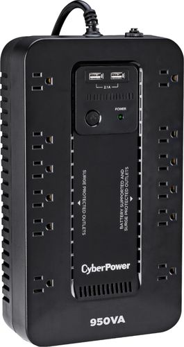 CyberPower SX950U - 950VA/510W Black Battery Backup UPS System with 12 Outlets - *Computers & Office
