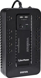 CyberPower SX950U - 950VA/510W Black Battery Backup UPS System with 12 Outlets - *Computers & Office